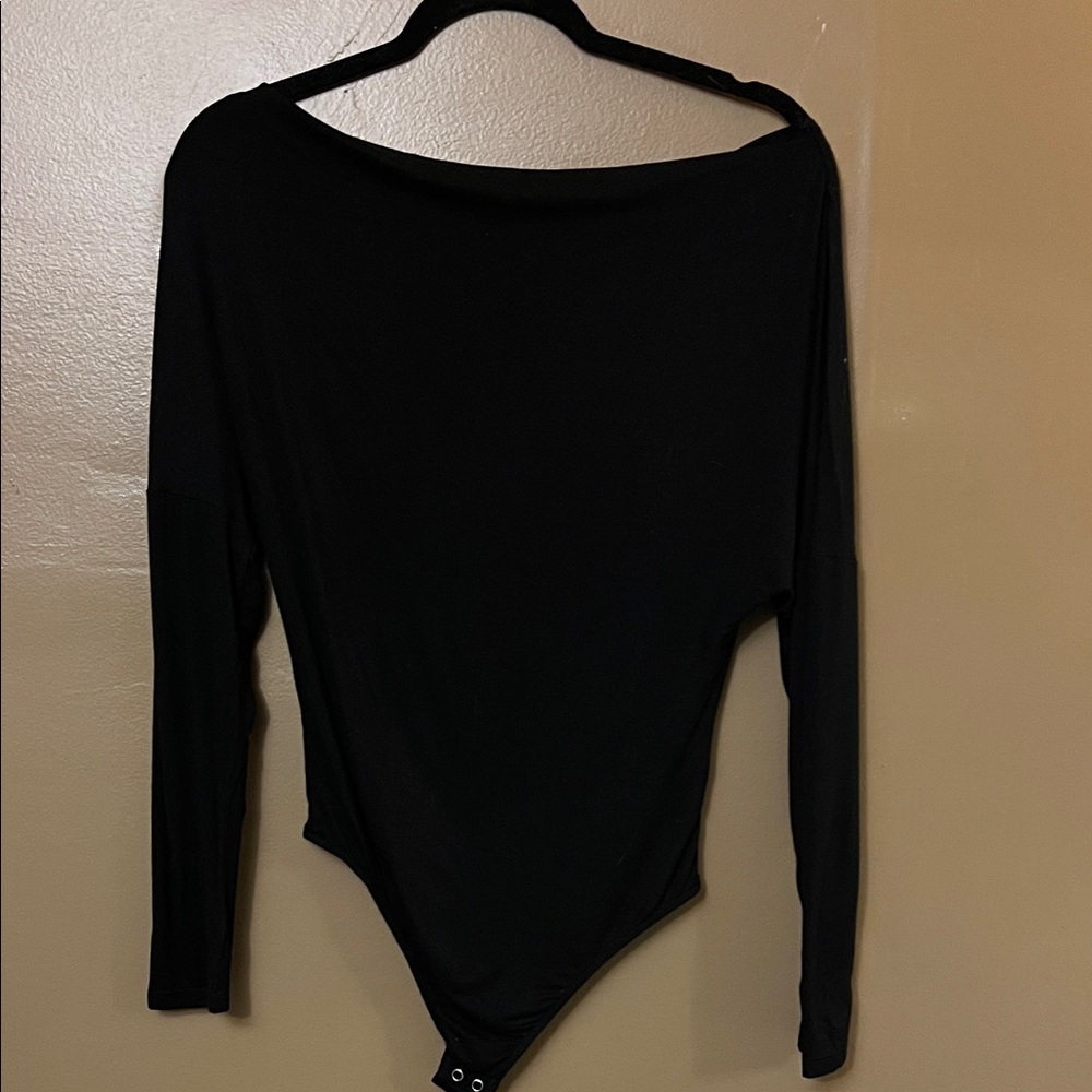 Express Black Off-Shoulder Bodysuit